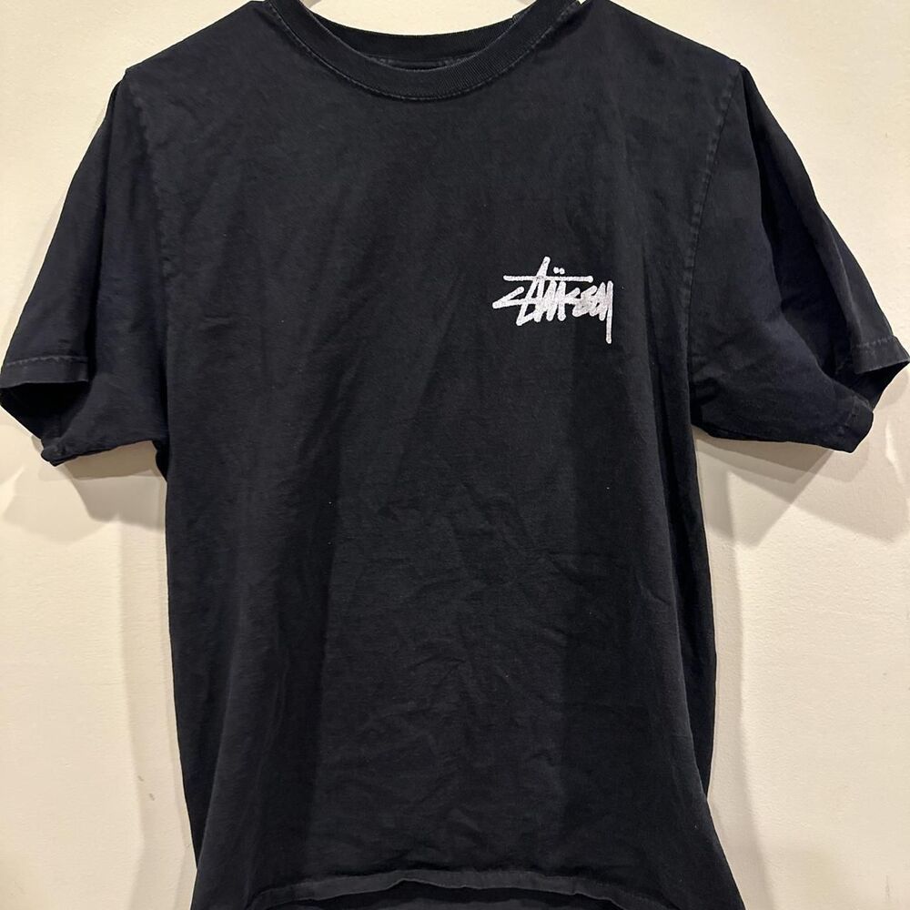 Stussy Men's Black T-shirt